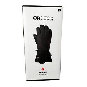 NEW Gortex Prevail Heated Gloves: Outdoor Research, Black/Natural, Large